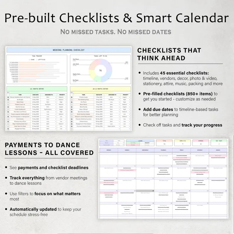 All-in-One Exclusive Digital Wedding Planner