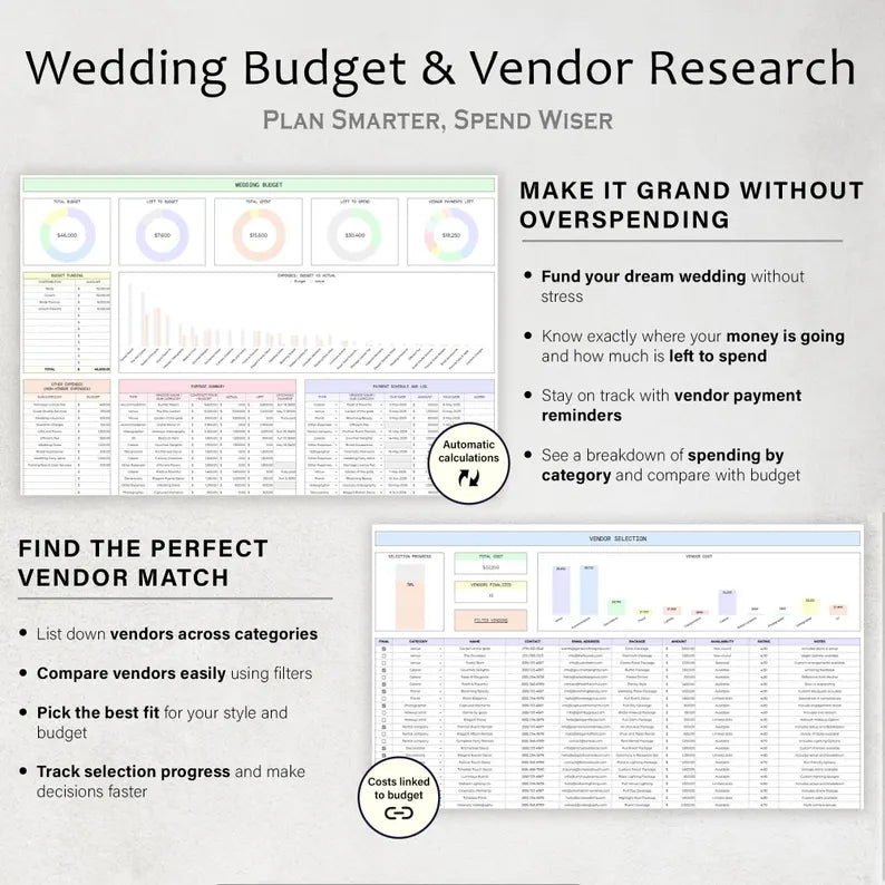 All-in-One Exclusive Digital Wedding Planner